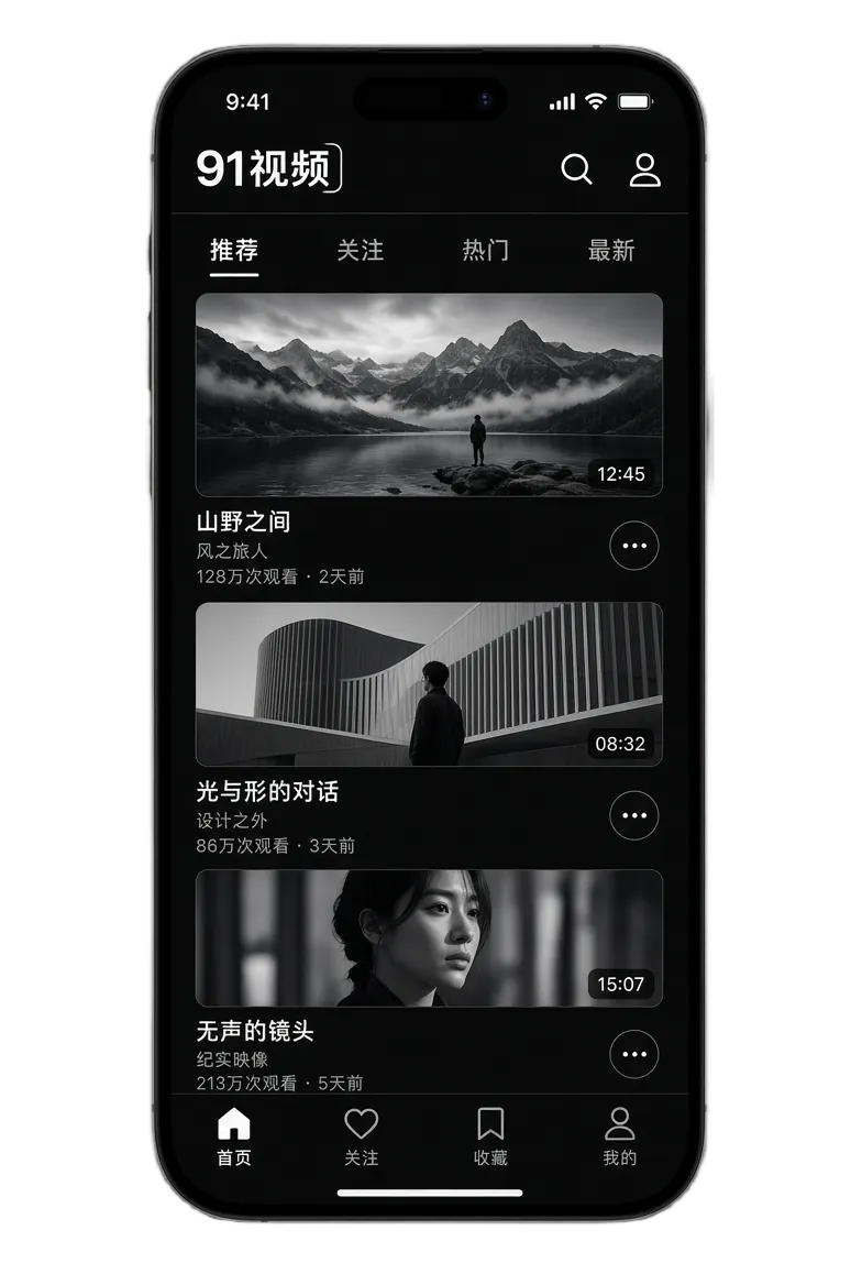 91视频APP展示